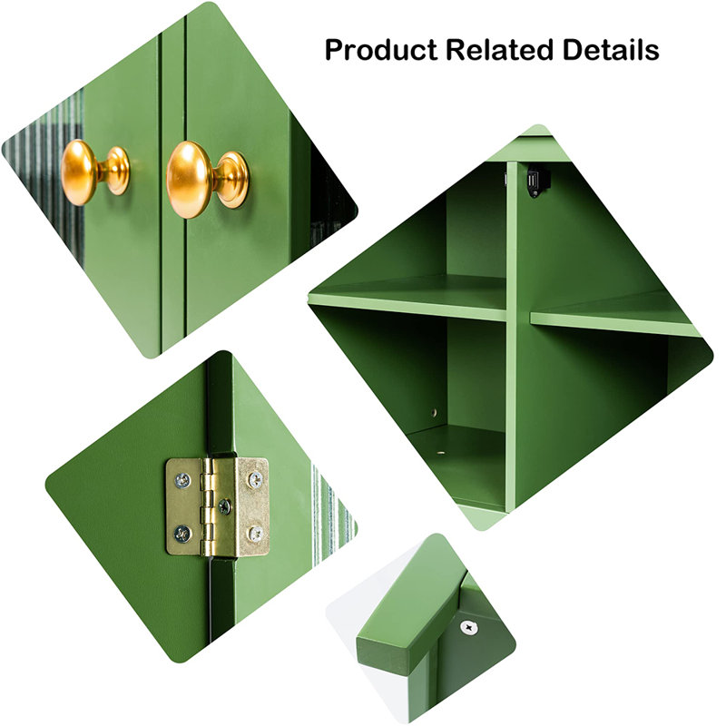 Red Barrel Studio® Alberta 70"L Modern TV Stand with 4 Doors